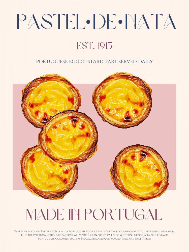 Traditional Portuguese Egg Custard Tart