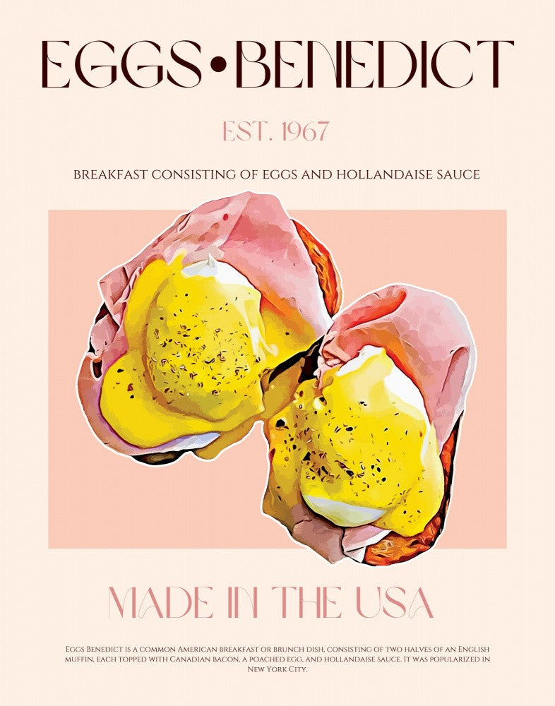Eggs Benedict Druck