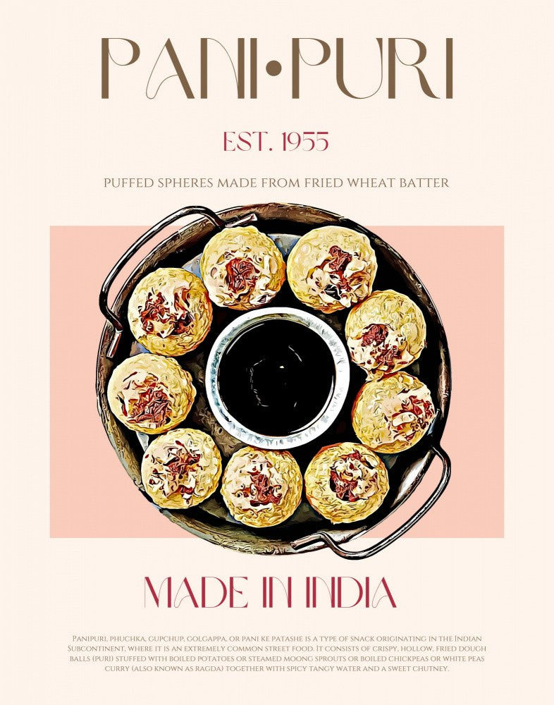 Pani Puri Druck