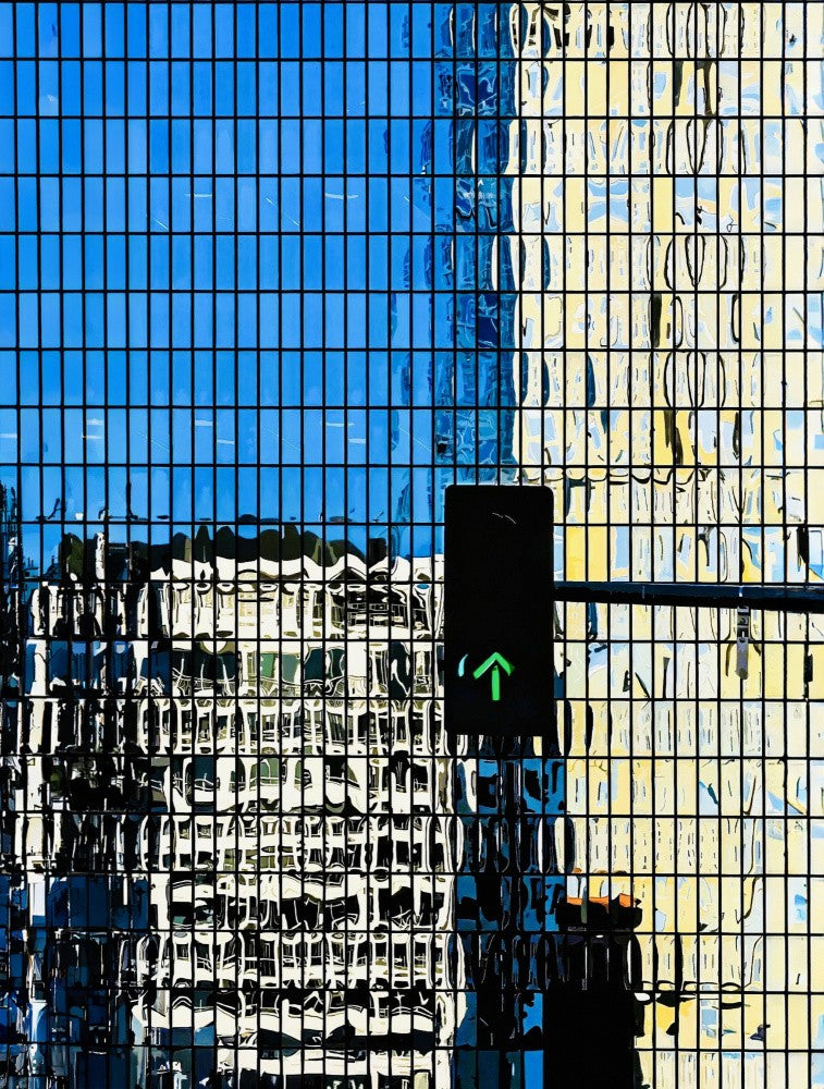 Reflections in glass - Los Angeles California