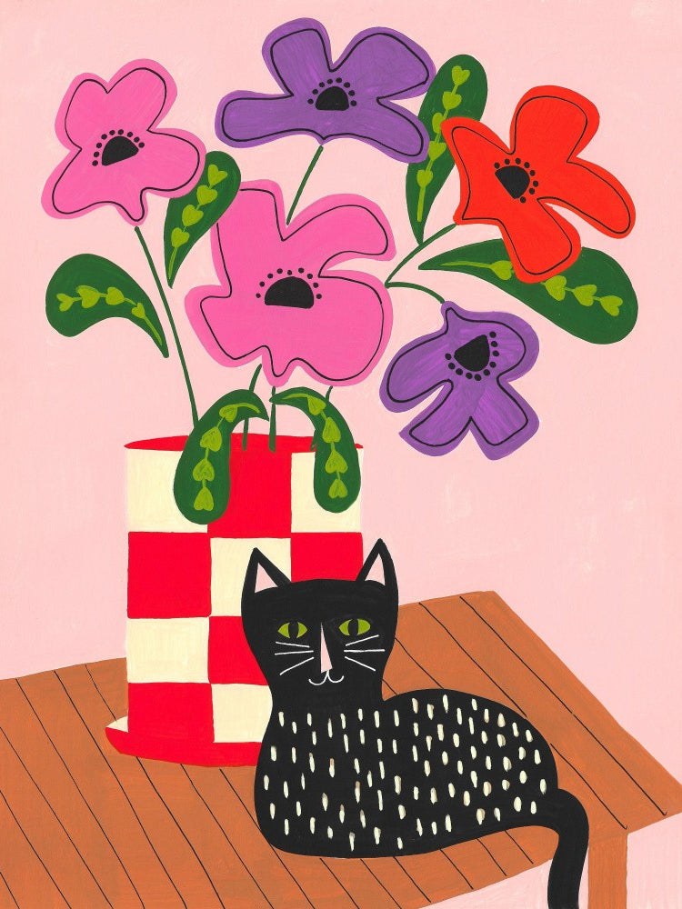 Anemone and Charlie Cat