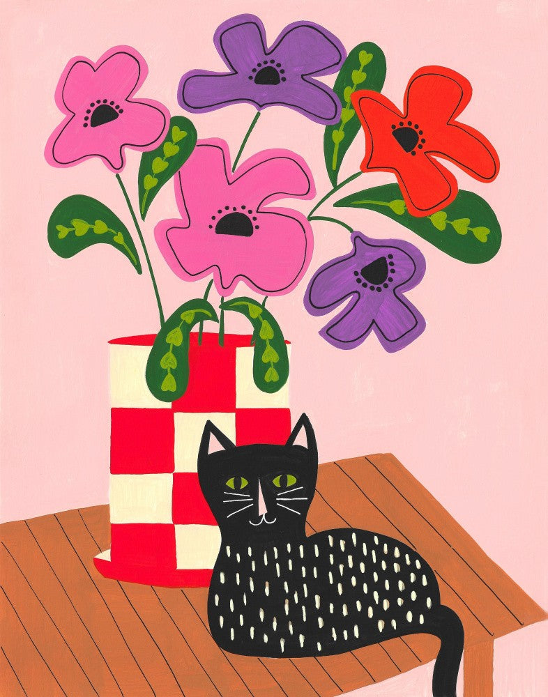 Anemone and Charlie Cat