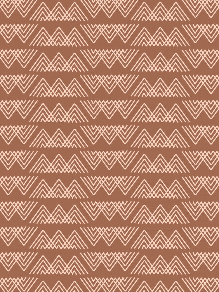 Cowgirl Abstract Mountains