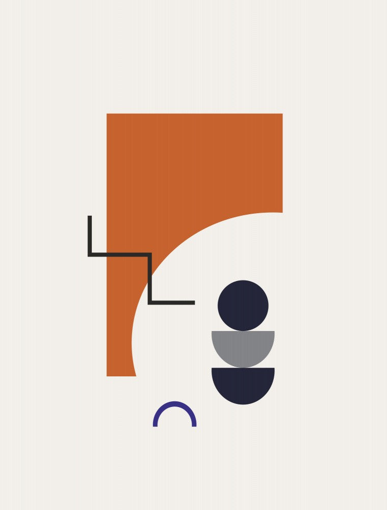 Autumn Rhythm - Geometric Modern Art