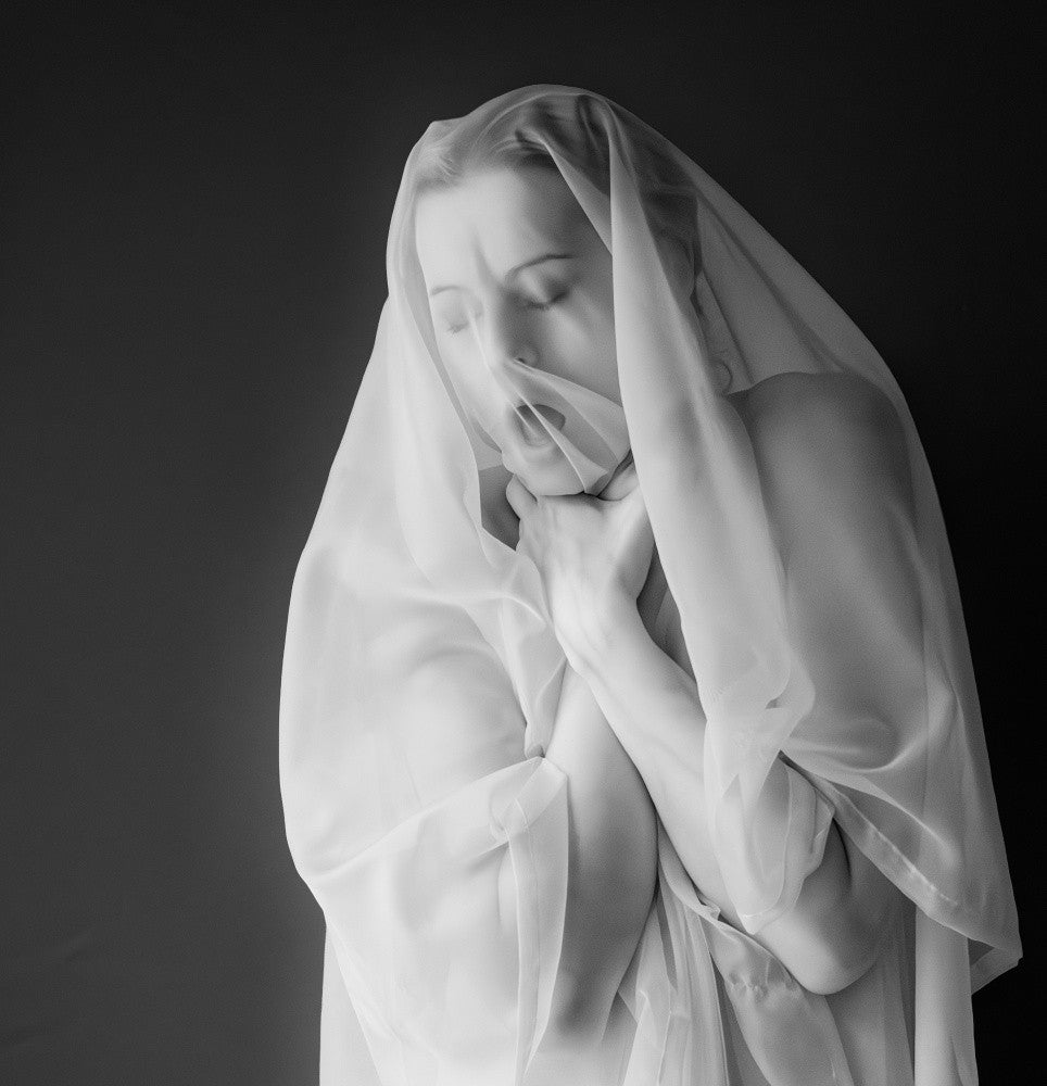Cloaked lady