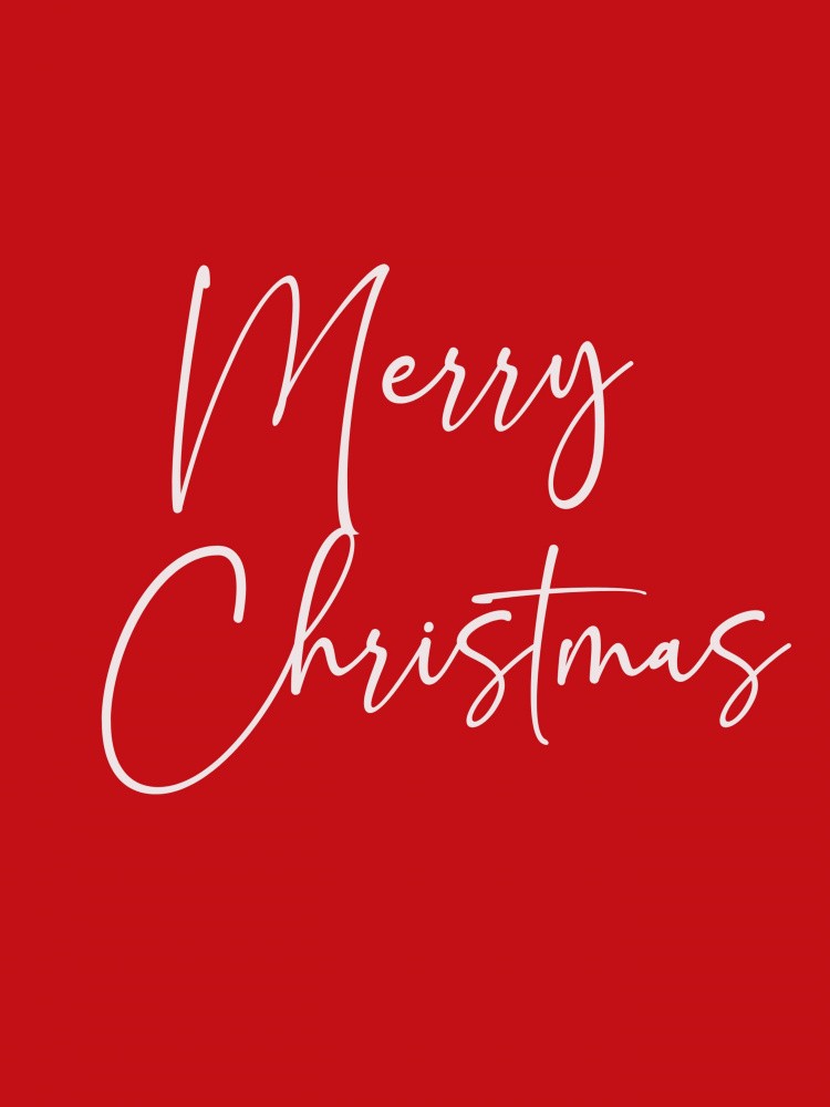Merry Christmas - Red