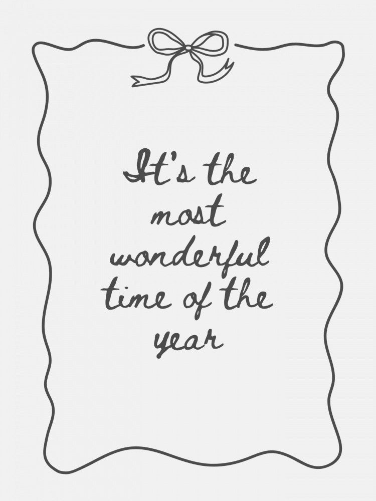 Most Wonderful Time of The Year - Black