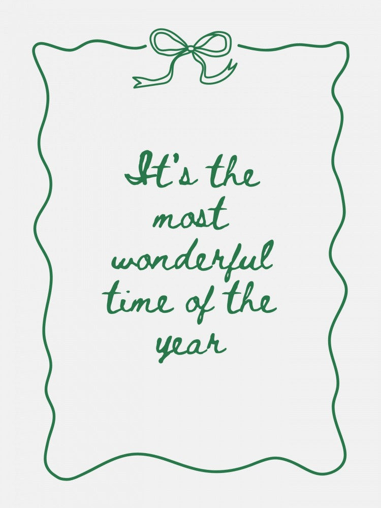 Most Wonderful Time of The Year - Green