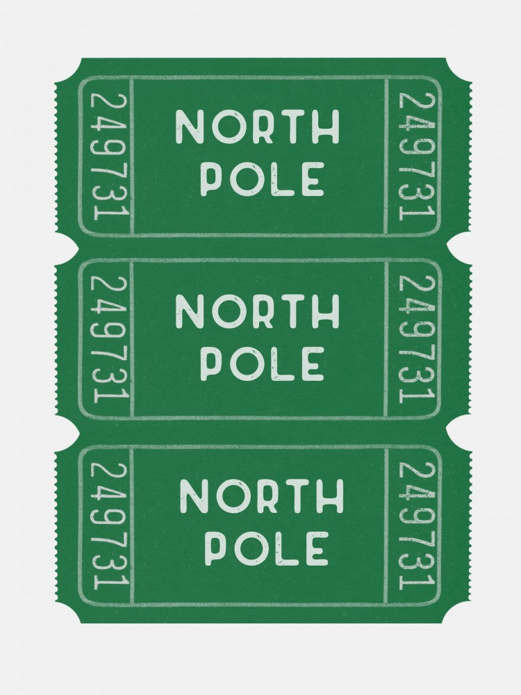 Billets pour le Pôle Nord - Vert