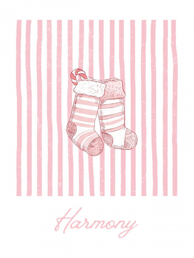 Stockings Harmony - Pink Stripes
