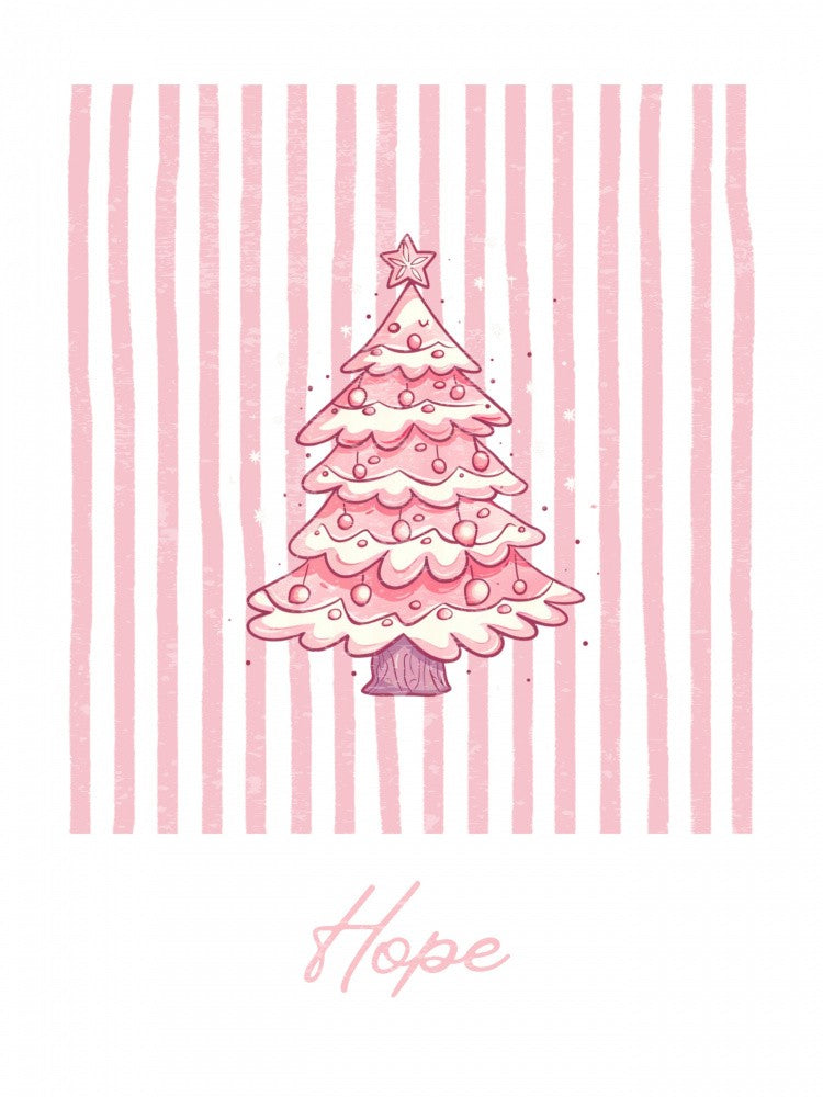 Espoir du Sapin de Noël - Rose