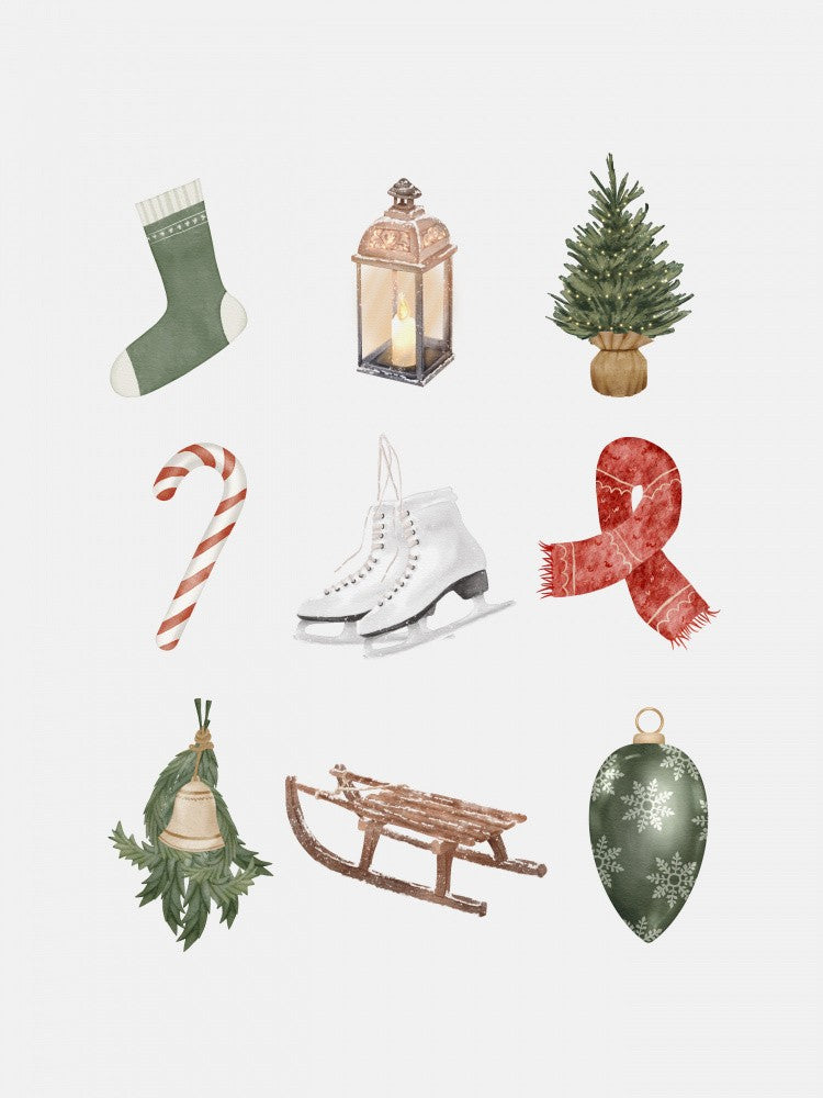 Nine Cute Christmas Items