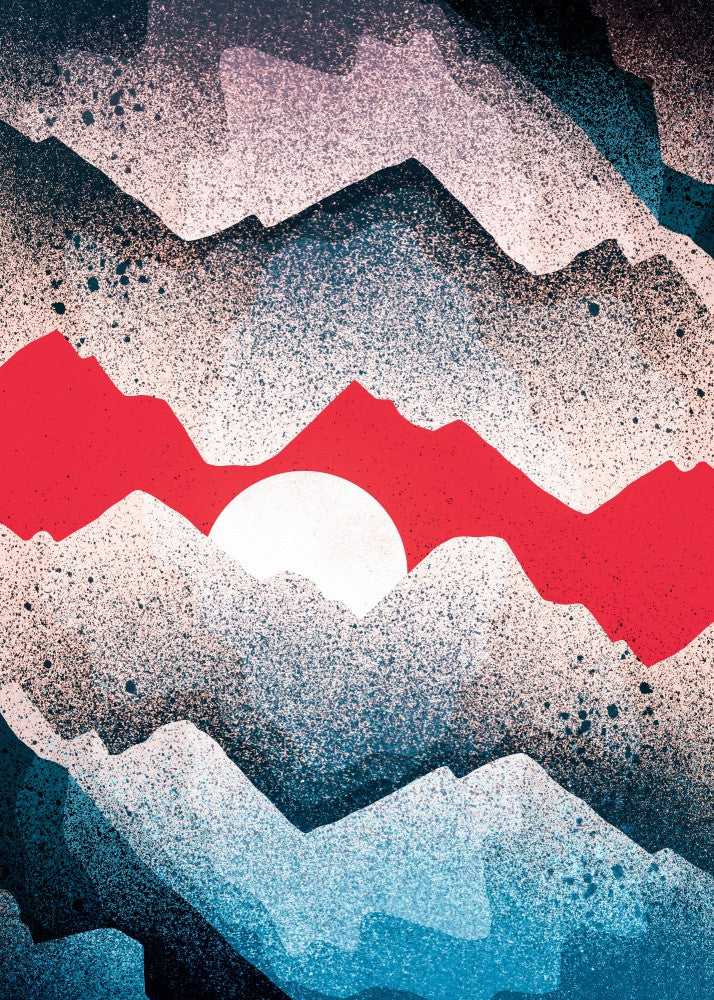 Red sky cave