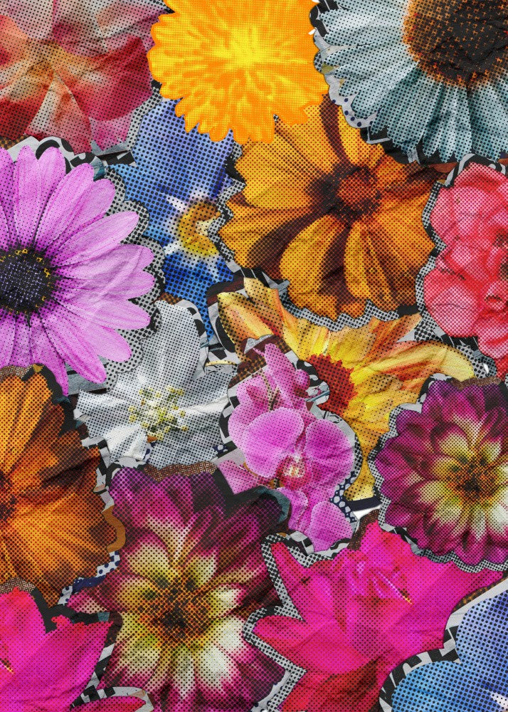 COLLAGE DE FLEURS