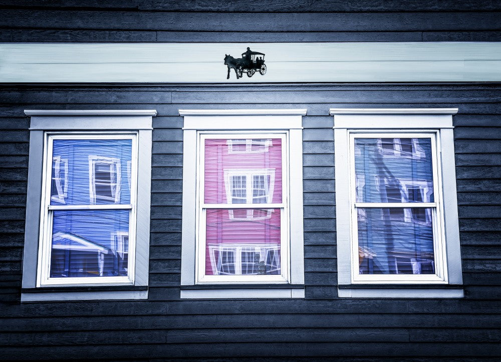 Echoes in painted glass