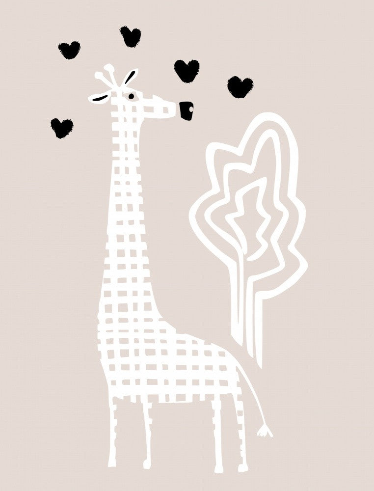 Coole Giraffe neutrale Farben