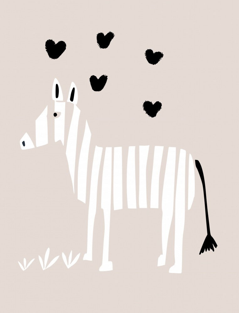 Cooles Zebra neutrale Farben