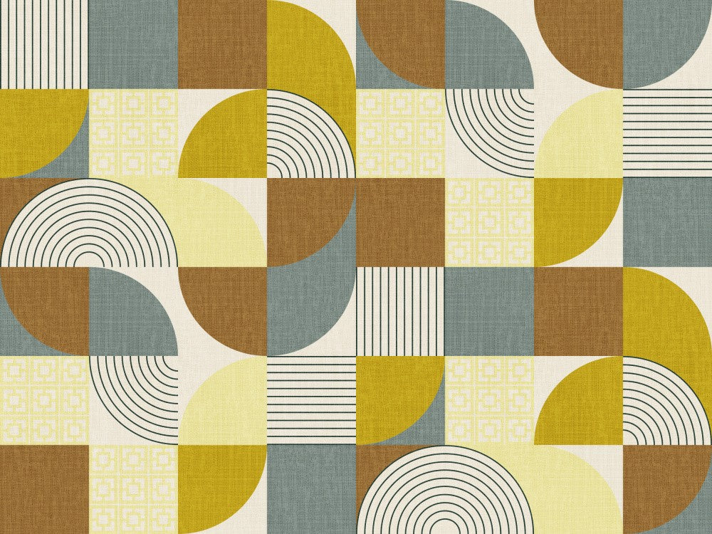 Palm Springs Desert Shapes Mustard