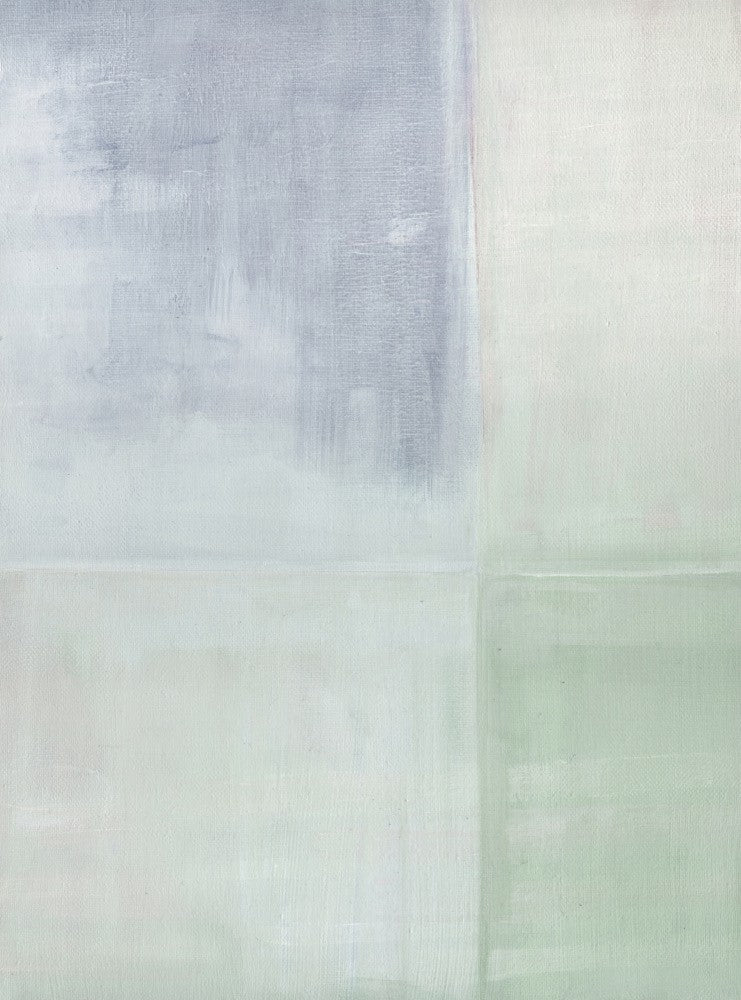 Pastel Painted Wall Grey Green