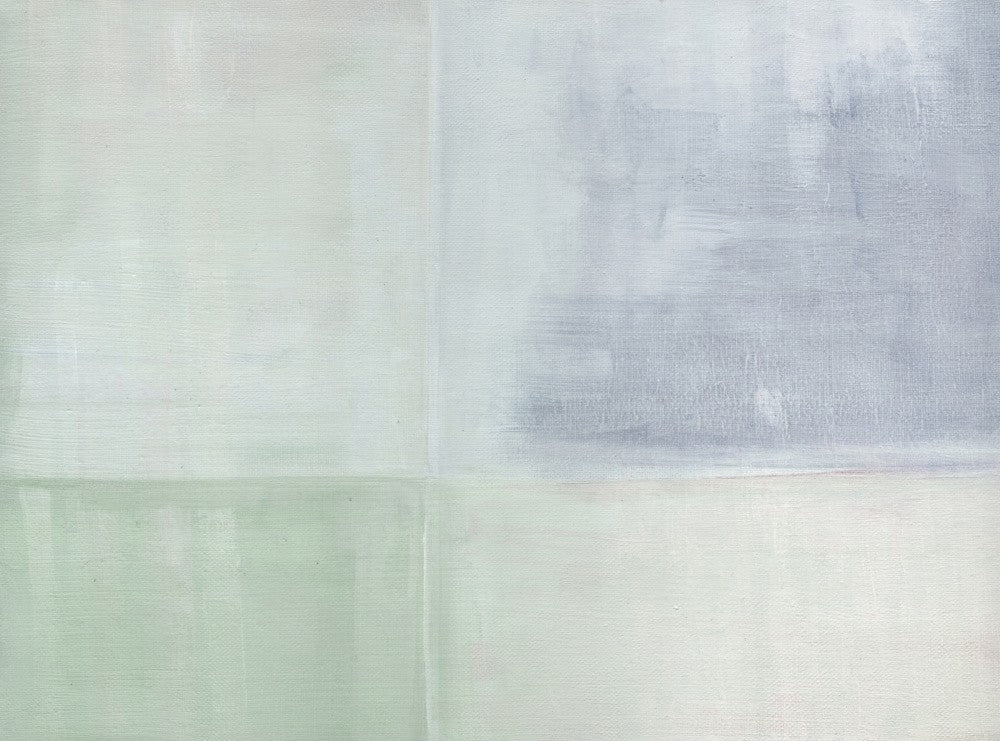 Pastel Painted Wall Upright Grey Green