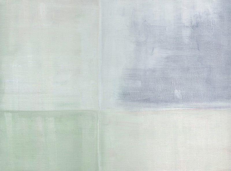 Pastel Painted Wall Upright Grey Green