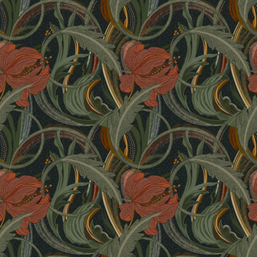 Vintage Swirls Pattern