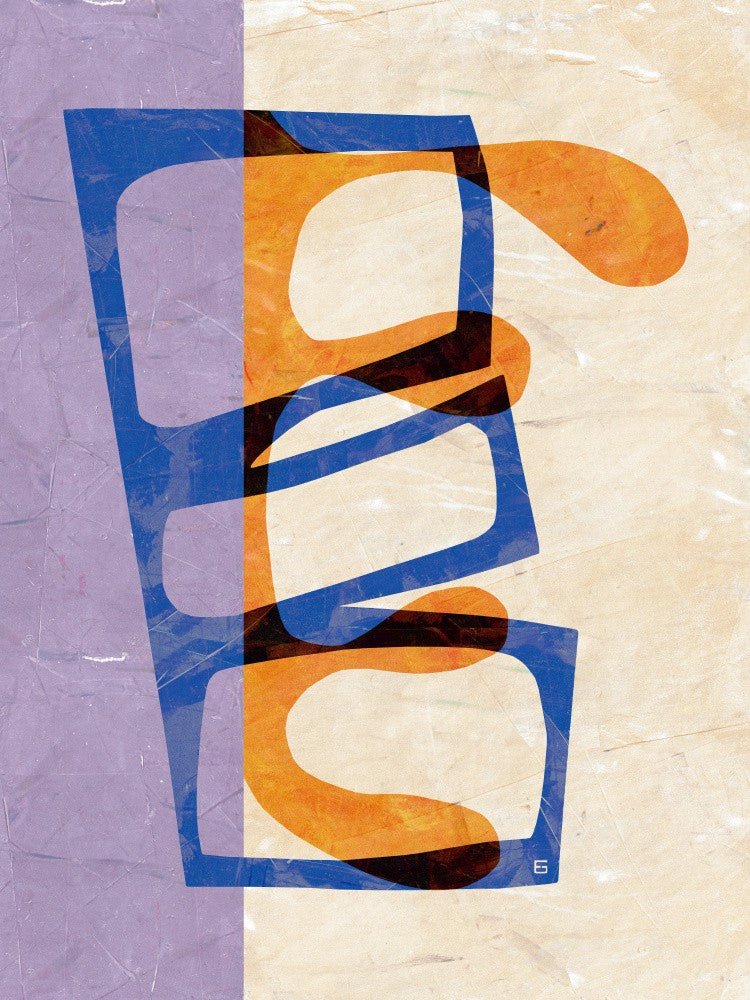 Cut Out Blue &amp; Orange