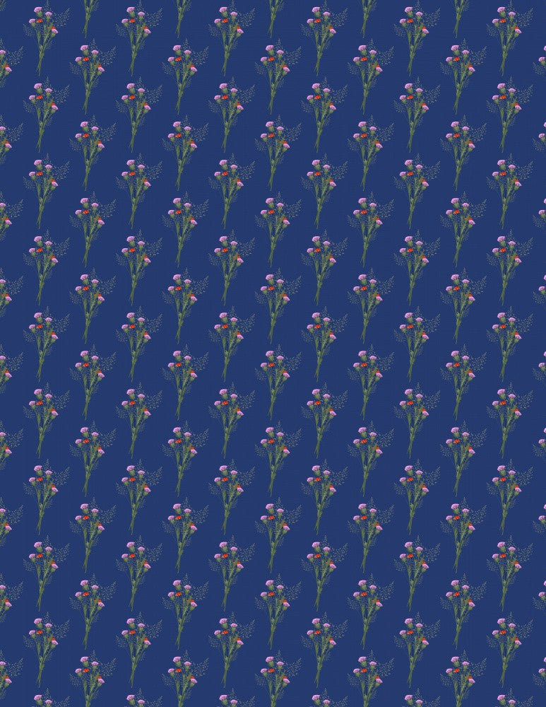 Vintage Scottish Thistle Pattern