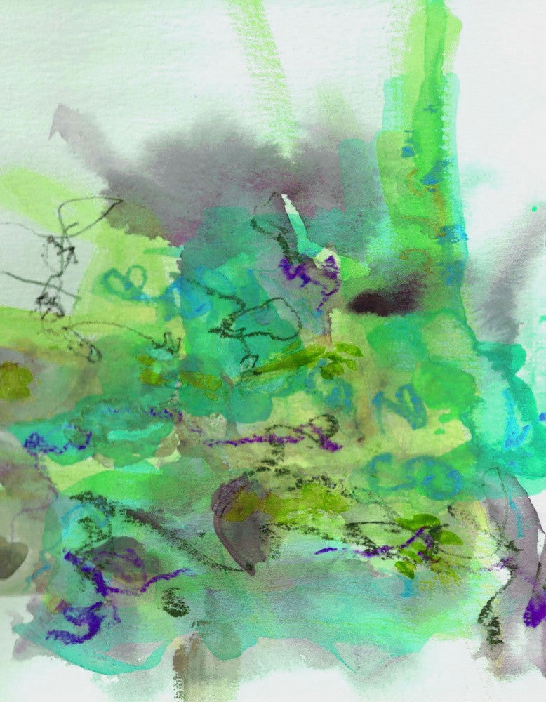 Abstract Distant Point Fresh Green