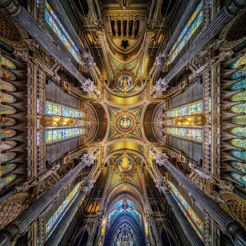 The Golden Ceiling of Fourvière