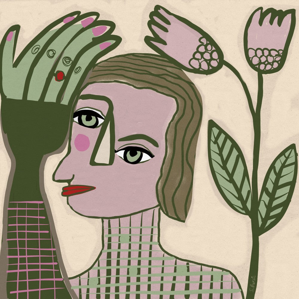 Figurative modern face