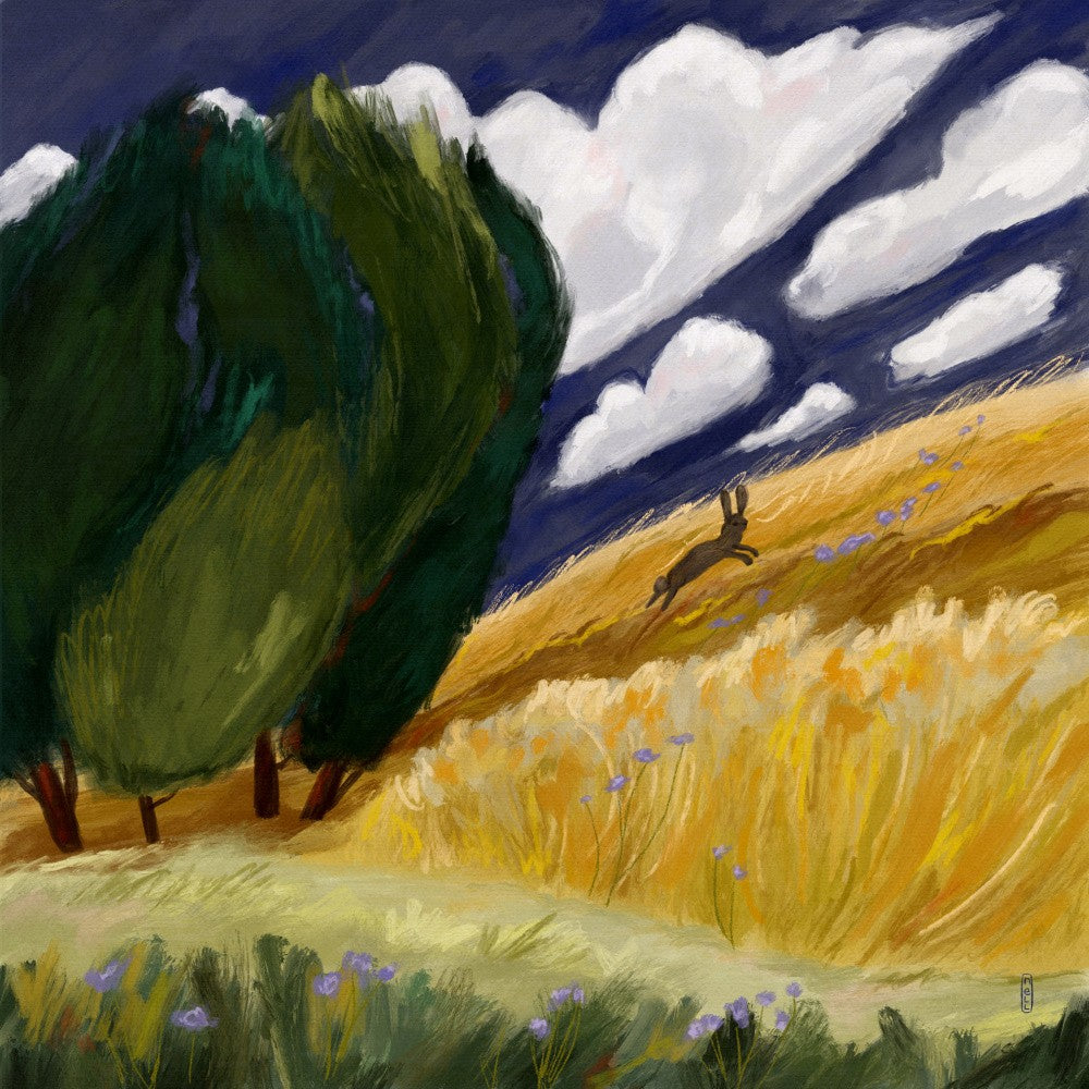 Dark Sky Landscape Artwork
