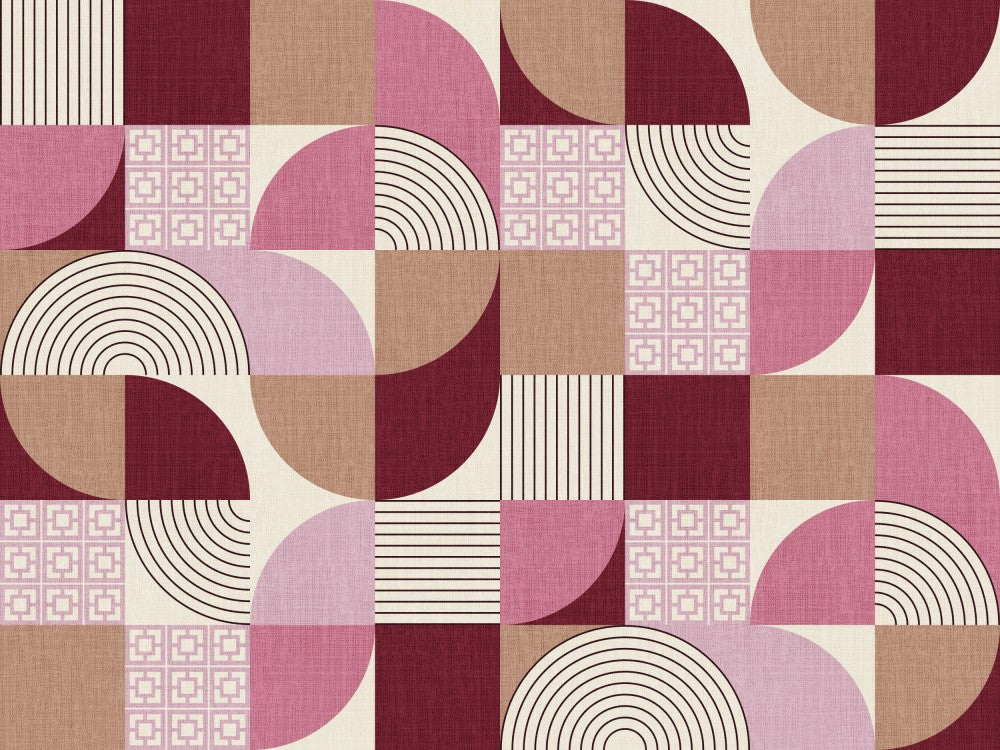 Palm Springs Desert Shapes Mauve