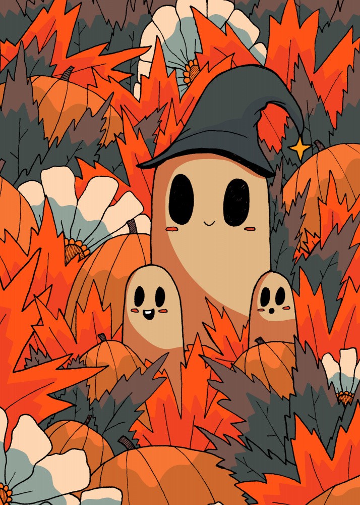 The 3 orange ghosts