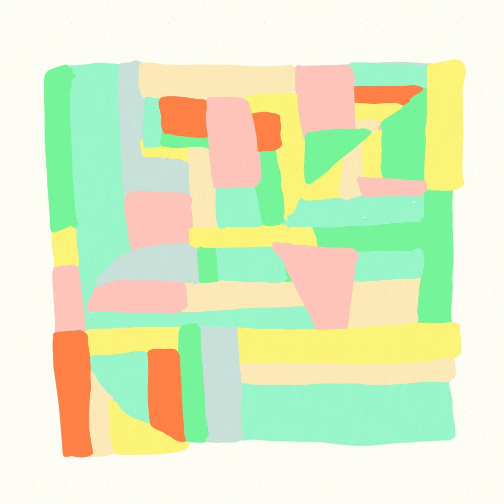 Formen abstrakt Pastell