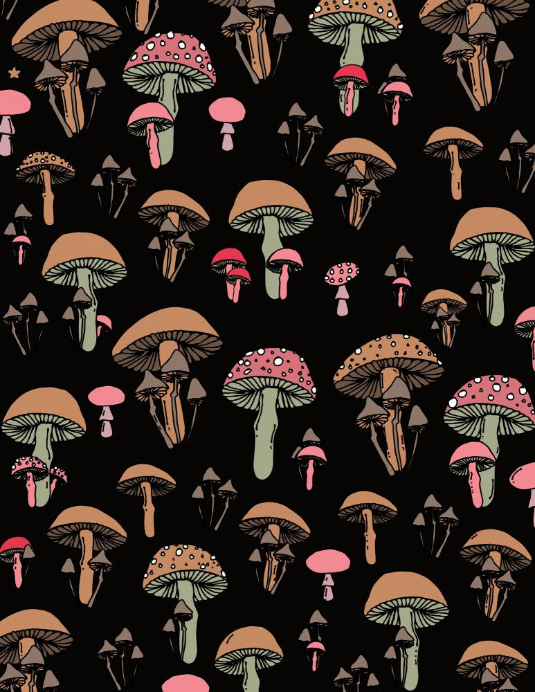 Mushrooms Cute Pattern