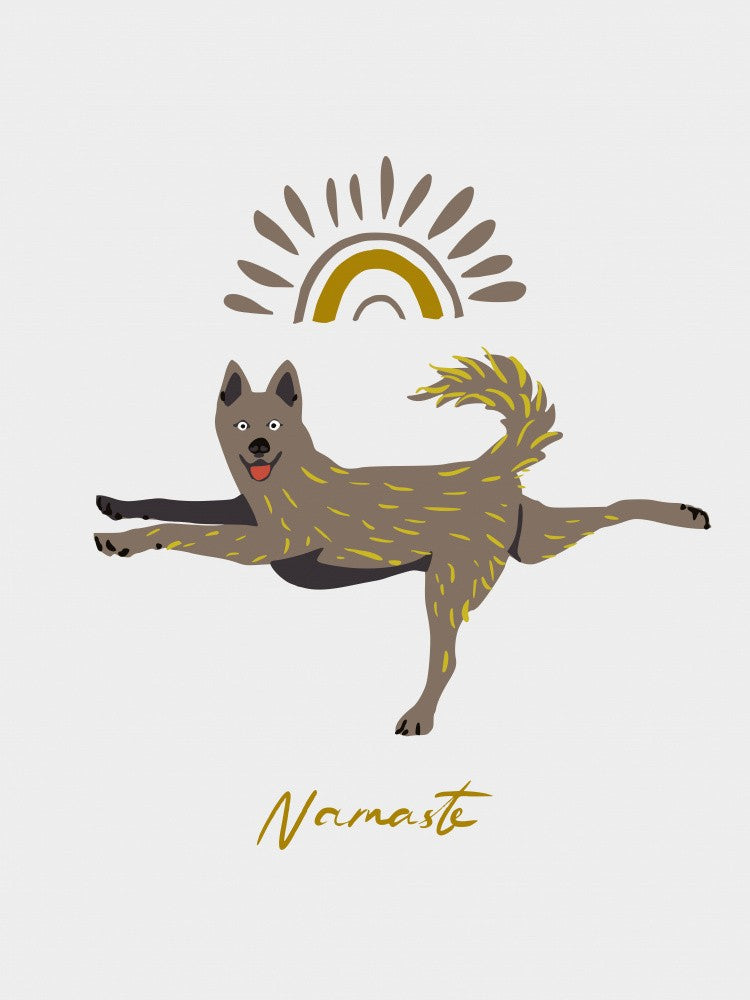 Yoga Dogs -  Namaste