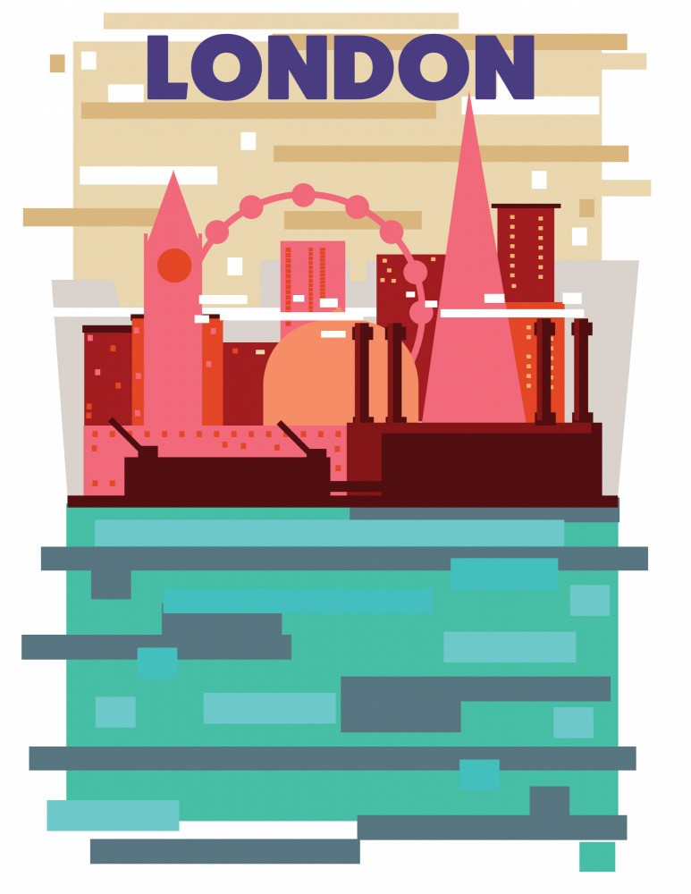 London Travel Poster