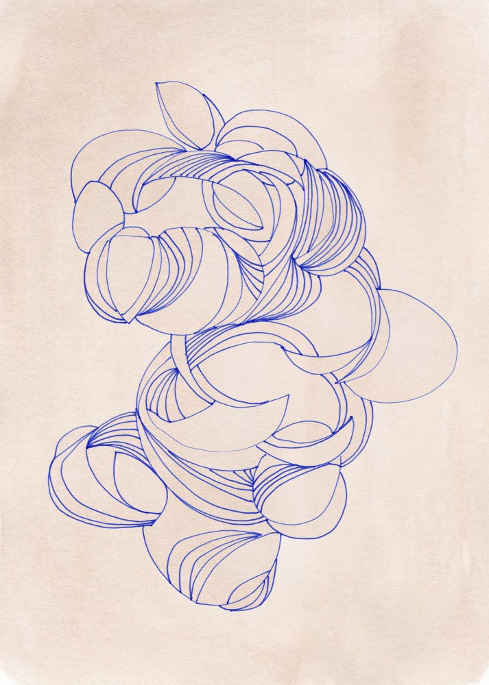 Blaue Lebhafte Harmonie