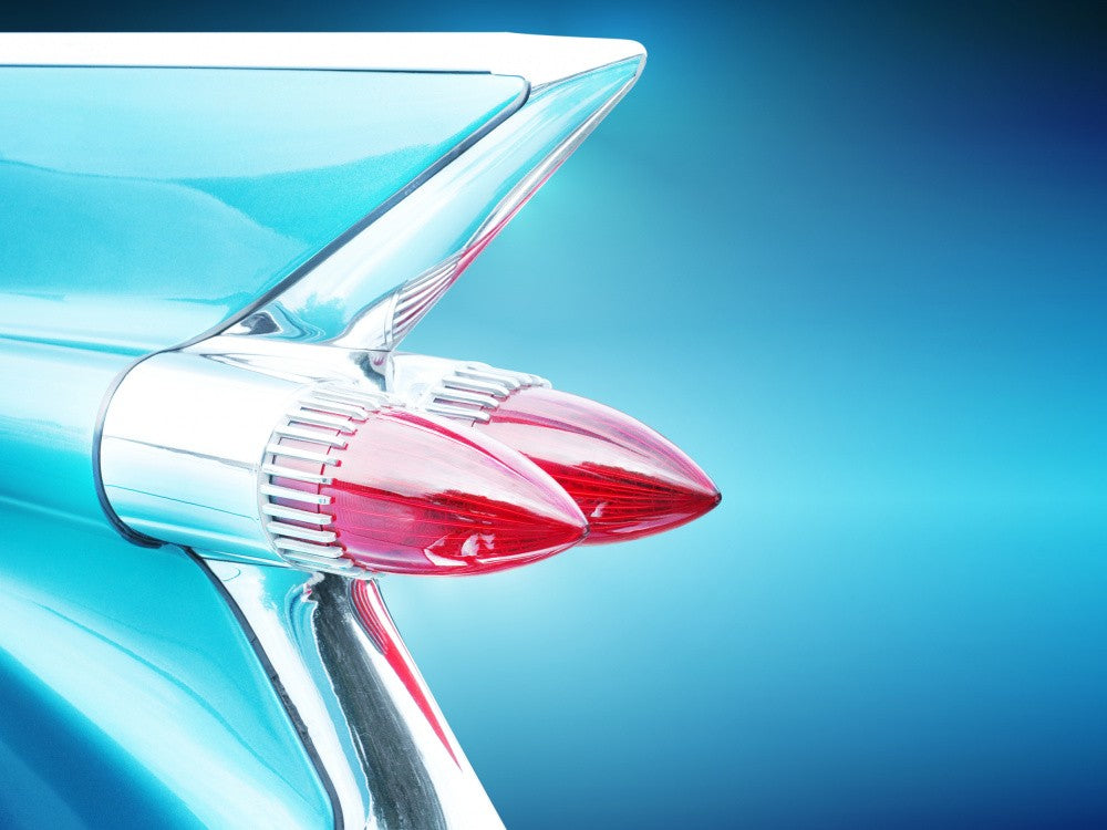American classic car Deville 1959 Tail fin
