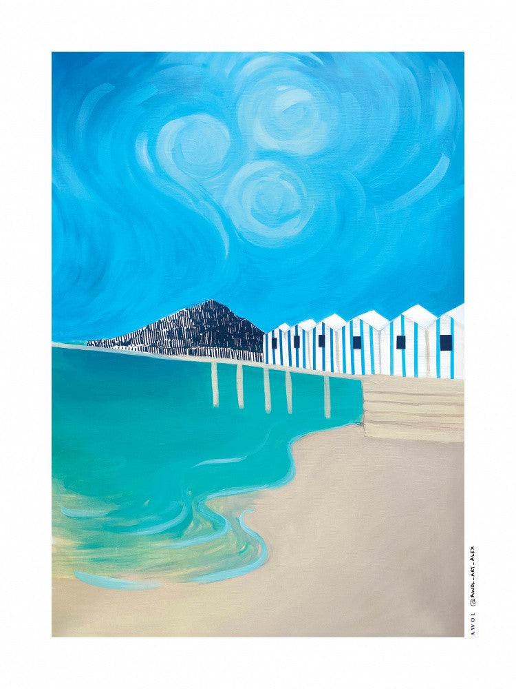 VIEW OF NAPLES FROM SORRENTO