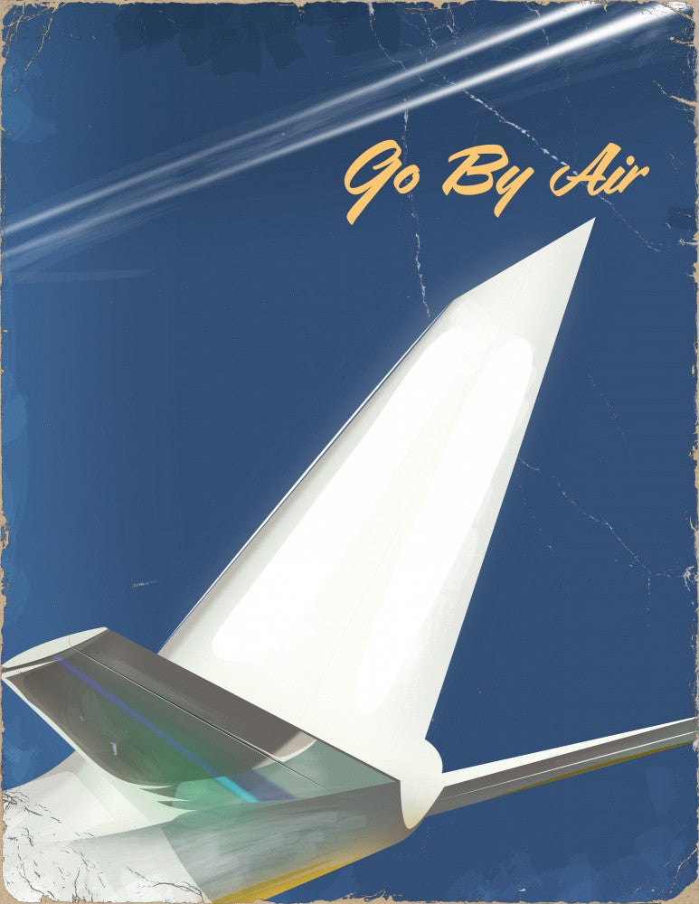 Luftreise Vintage-Reiseposter