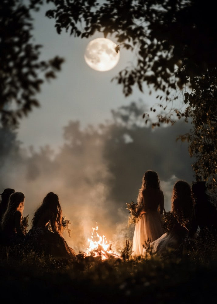 Dancing Witches Halloween Scene (2)