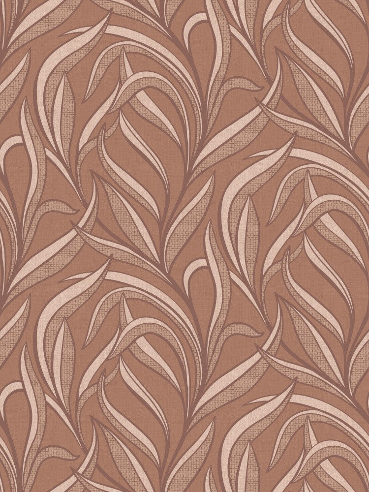 Elegant Foliage Flow Mocca Mousse