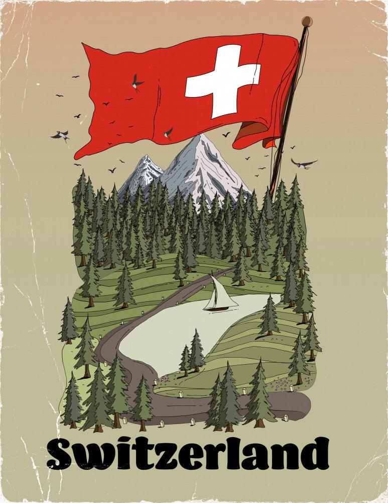 Switzerland Travel Poster
