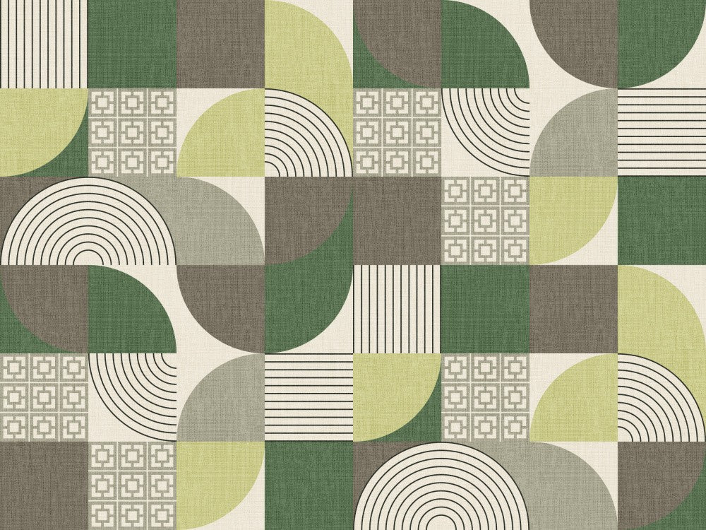 Palm Springs Desert Shapes Green