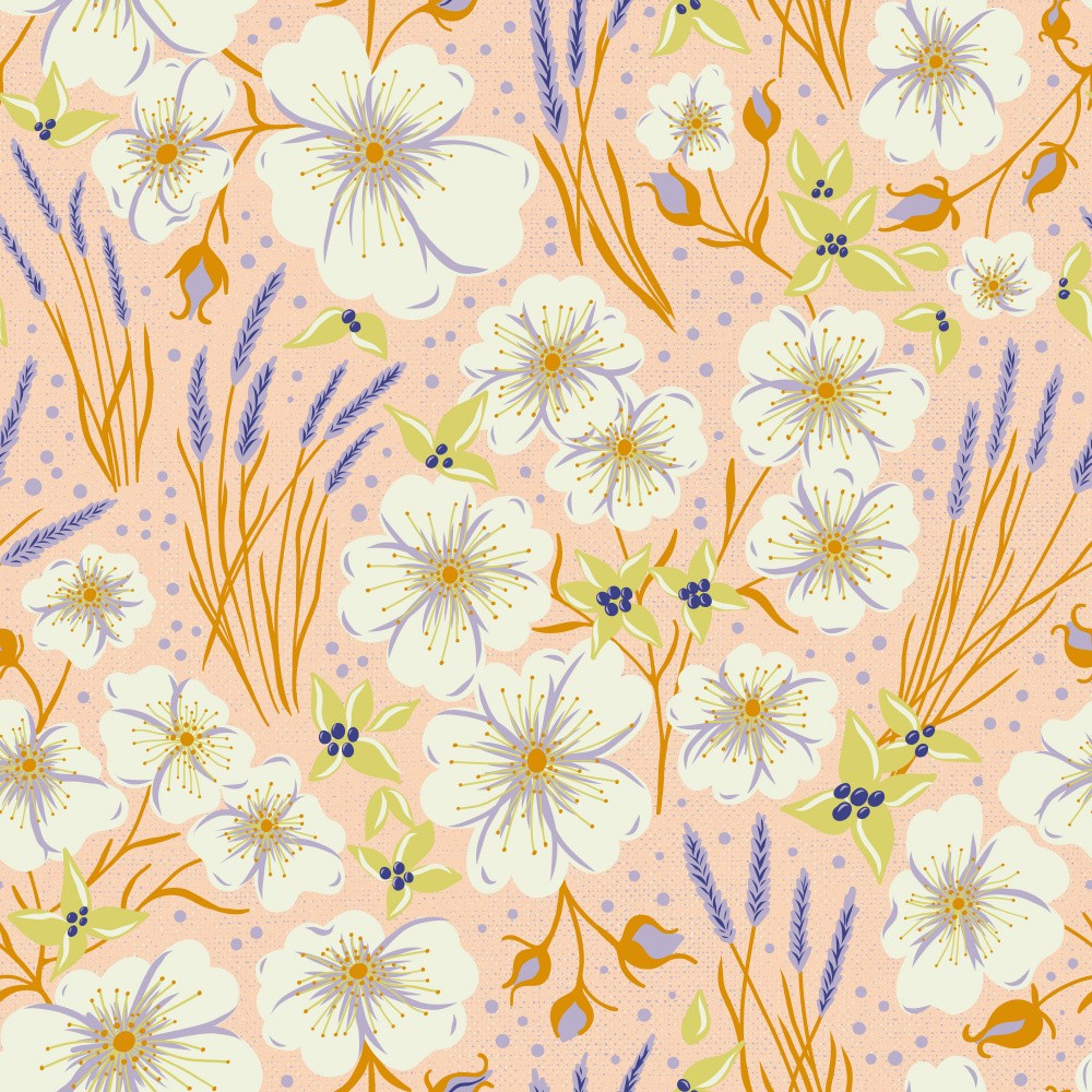 Wildroses and Lavender