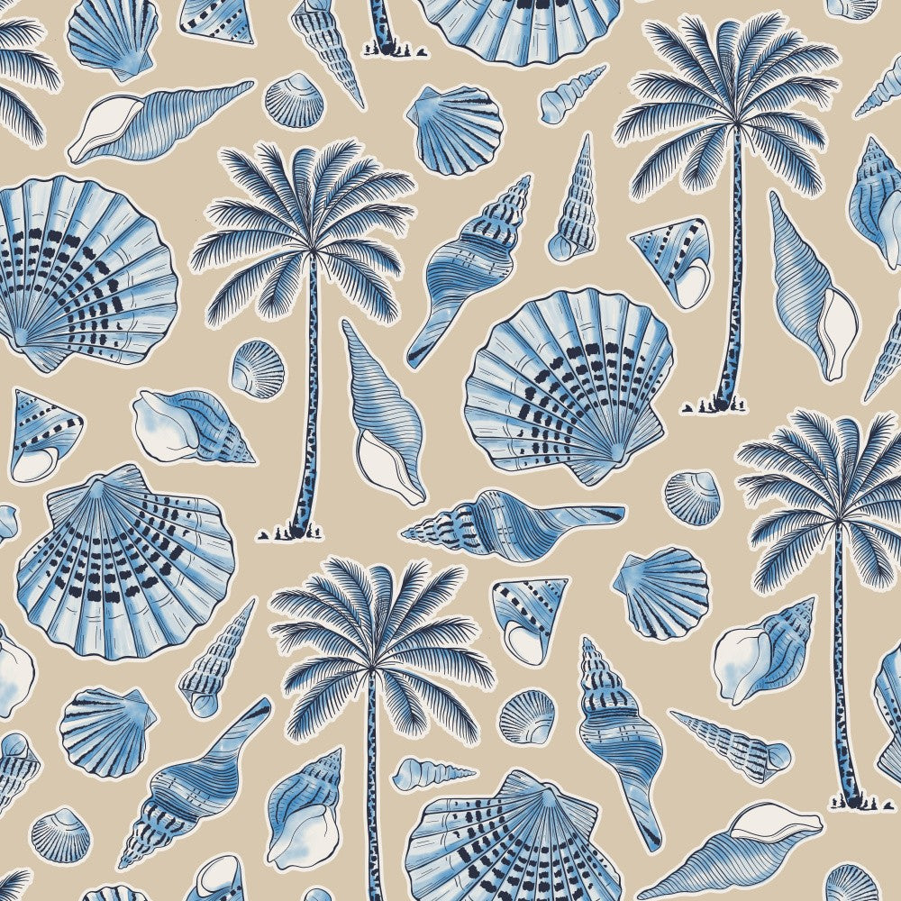 Seashells and Palm Trees Sand