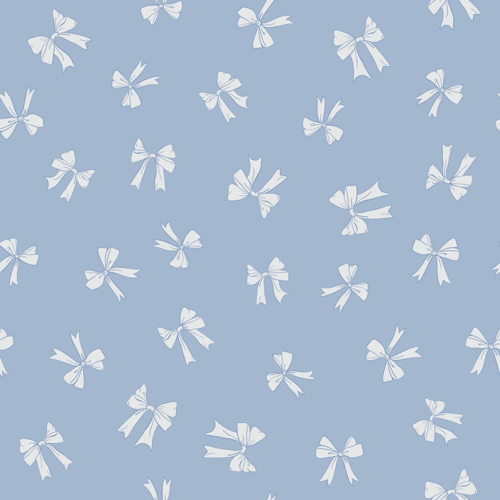 Preppy Bow Baby Blue