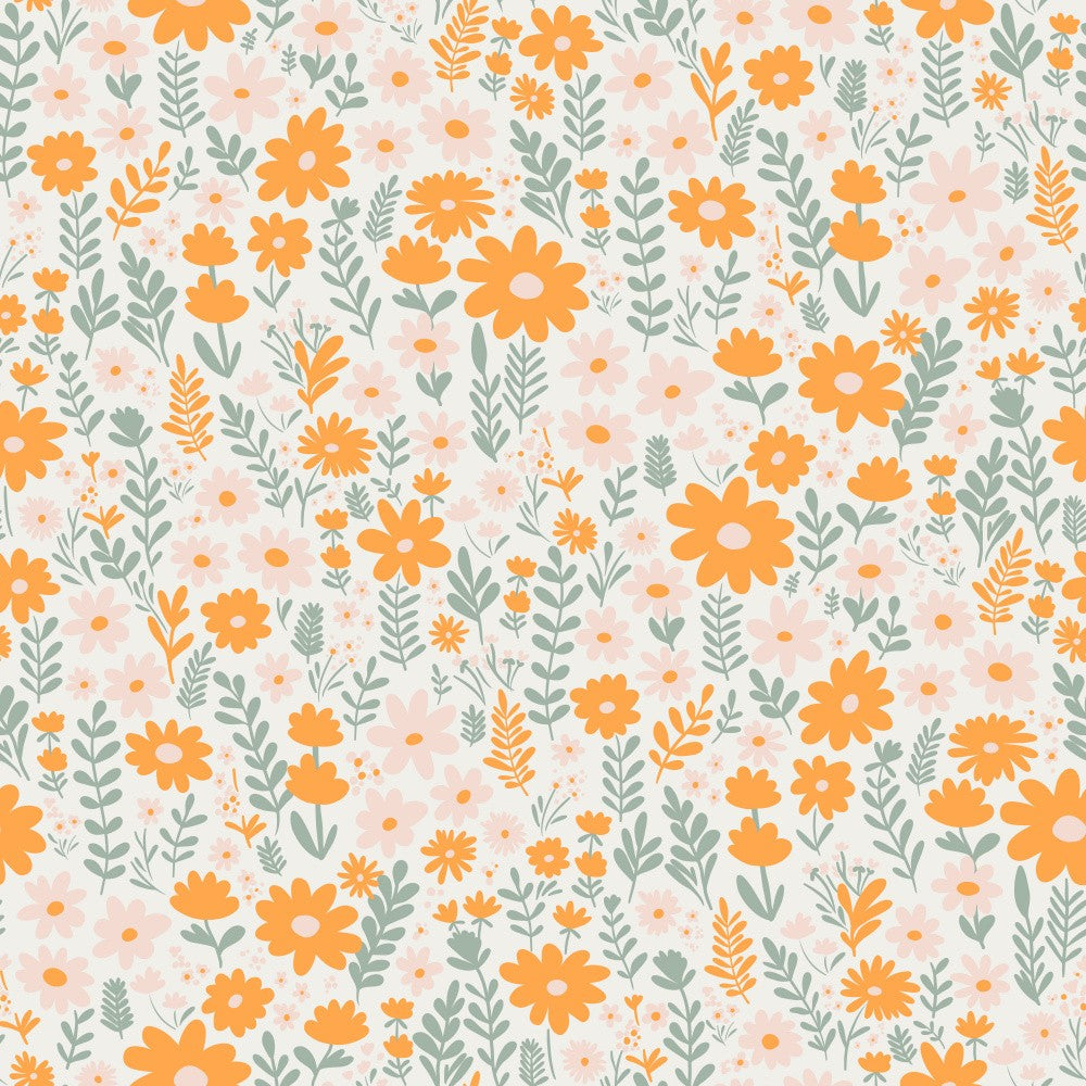 Whispers From the Joyful Garden Blazing Orange